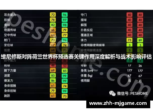 维尼修斯对阵荷兰世界杯预选赛关键作用深度解析与战术影响评估 维尼修斯对阵荷兰世界杯预选赛关键作用深度解析与战术影响评估